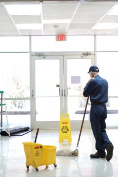 Floor cleaning in Columbia, SC by Vamp Building Maintenance of Columbia